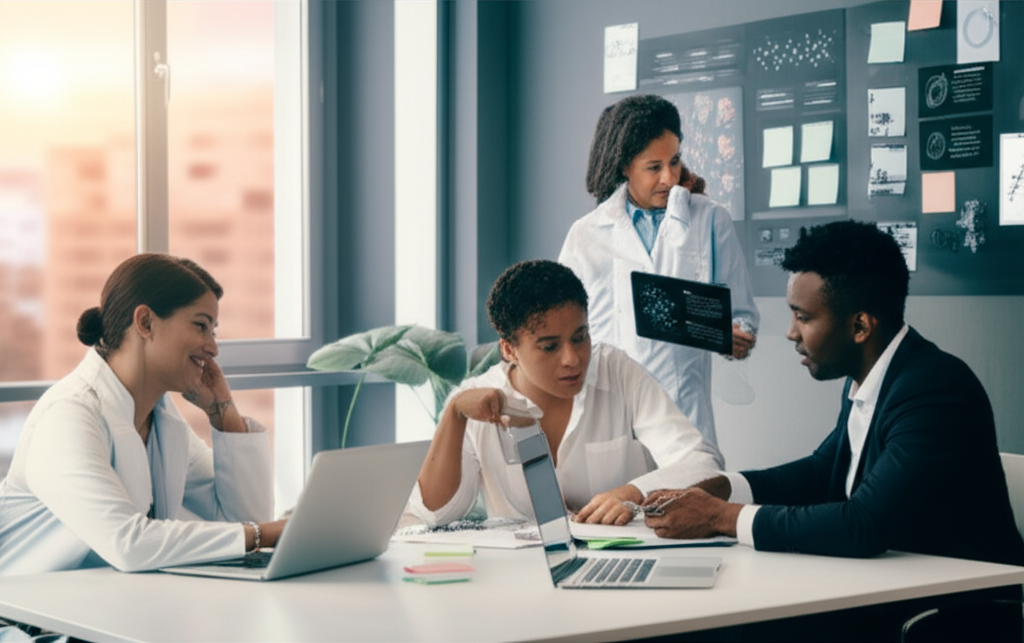 Equipo MedNet Solutions trabajando